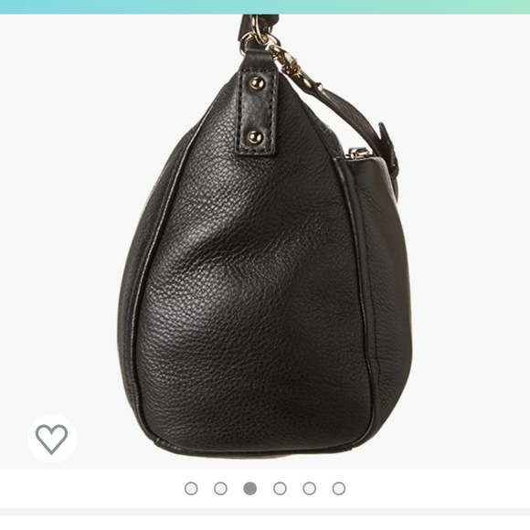 Kate Spade/ Cobble Hill Little Curtis Black Leather Purse - Picture 4 of 17